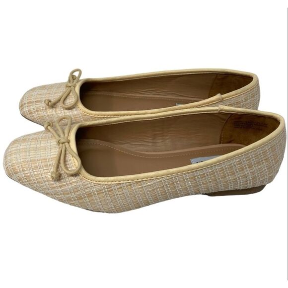 Steve Madden Seemly Bow Ballerina Flats Beige / Tan Size 8.5M - Picture 3 of 8